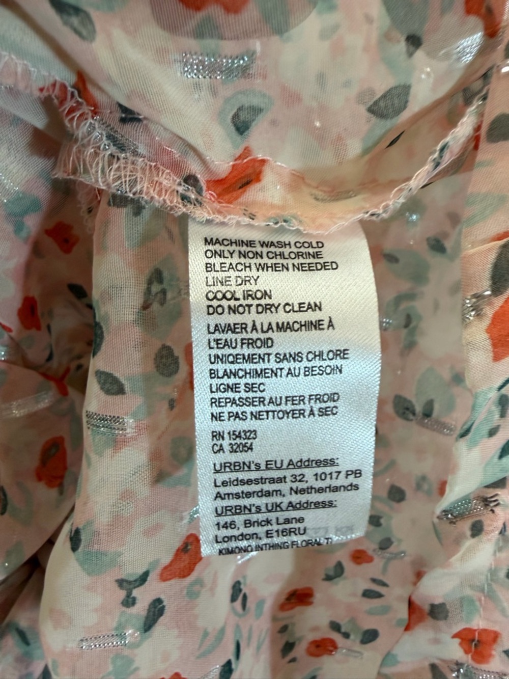 Anthropologie Pilcro Sheer Floral Tie Front Blouse OS NWT - Picture 10 of 11